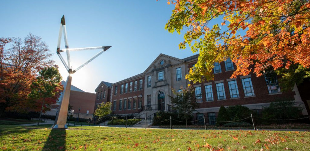 castleman building during the fall
